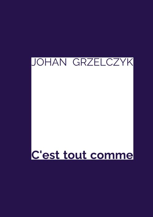 Johan Grzelczyk, C'est tout comme              