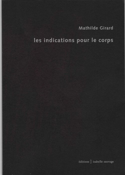 les indications pour le corps de Mathilde Girard              