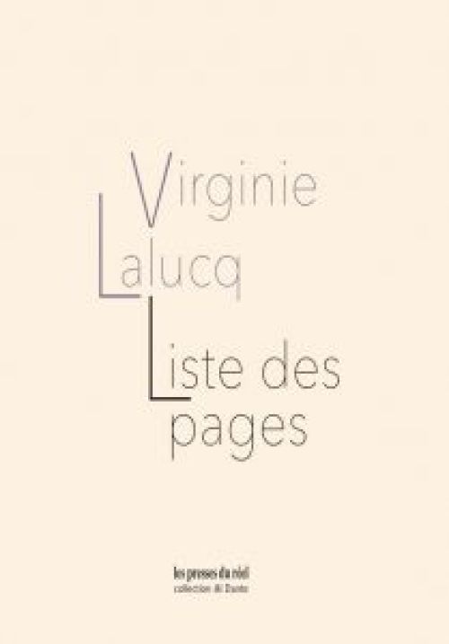 Liste des pages de Virginie Lalucq              