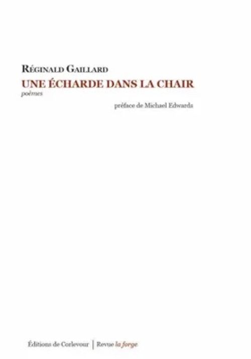 Réginald Gaillard, Une écharde dans la chair.              