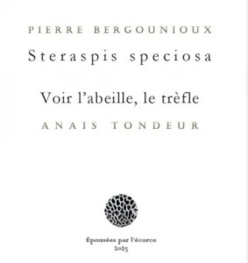 Steraspis speciosa de Pierre Bergounioux - Voir l’abeille, le trèfle d’Anaïs Tondeur              